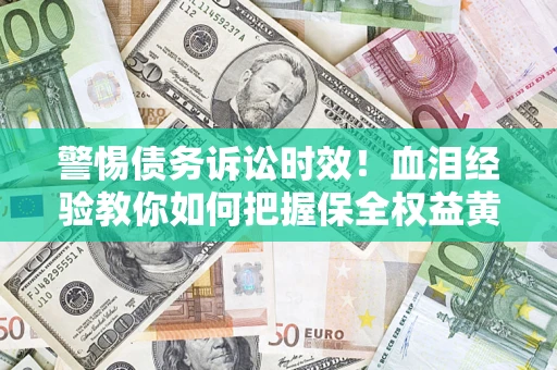 武汉警惕债务诉讼时效！血泪经验教你如何把握保全权益黄金期