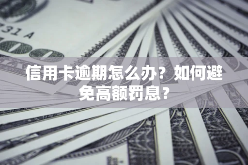 武汉信用卡逾期怎么办？如何避免高额罚息？