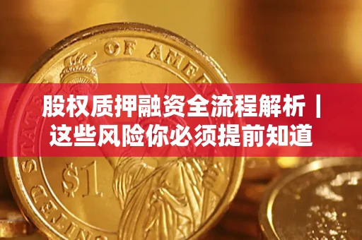 武汉股权质押融资全流程解析｜这些风险你必须提前知道