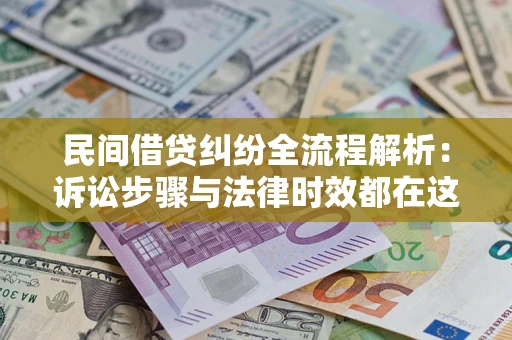 武汉民间借贷纠纷全流程解析：诉讼步骤与法律时效都在这儿了