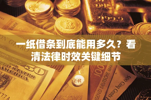 武汉一纸借条到底能用多久？看清法律时效关键细节